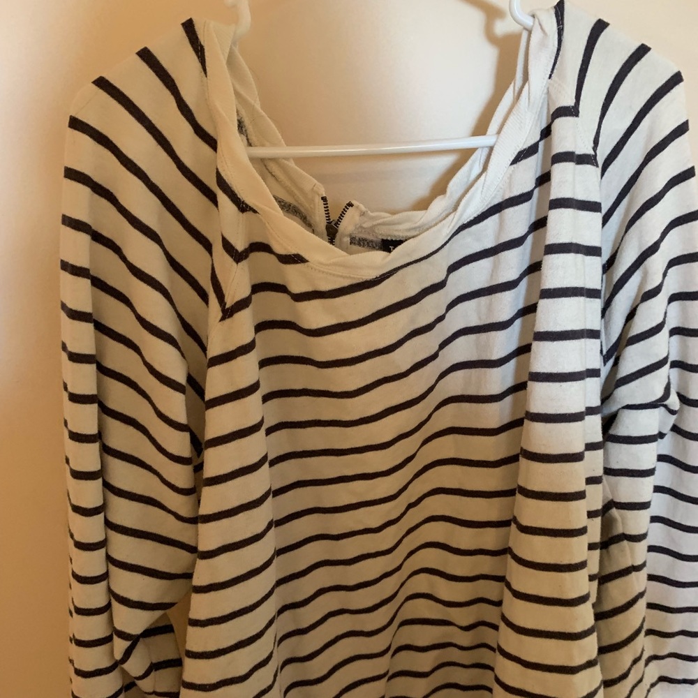Nautical stripe sweatshirt